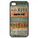 Free Shipping Bible Verse Aluminium Plastic Hard Back Cover Case for iPhone 4/4S