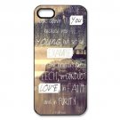 Free Shipping Bible Verse Aluminium Plastic Hard Back Cover Case for iPhone 4/4S
