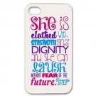 Free Shipping Bible Verse Aluminium Plastic Hard Back Cover Case for iPhone 4/4S
