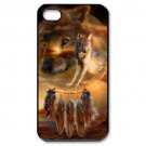 Free Shipping Classical Dream Catcher Aluminium Alloy Plastic Hard Back Cover Case for iPhone 4/4S