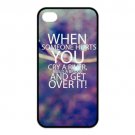 Free Shipping Quotes For Life Love Aluminium Alloy Plastic Hard Back Cover Case for iPhone 4/4S