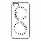 Free Shipping Hakuna Matata  Aluminium Alloy Plastic Hard Back Cover Case for iPhone 4/4S