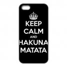 Free Shipping Hakuna Matata  Aluminium Alloy Plastic Hard Back Cover Case for iPhone 4/4S