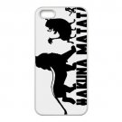 Free Shipping Hakuna Matata  Aluminium Alloy Plastic Hard Back Cover Case for iPhone 4/4S