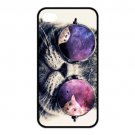 Free Shipping Palm Tree Cat Galaxy Aluminium Alloy Plastic Hard Back Cover Case for iPhone 4/4S