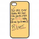 Free Shipping Direction Lyrics Quote Aluminium Alloy Plastic Hard Back Cover Case for iPhone 4/4S