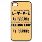 Free Shipping Direction Lyrics Quote Aluminium Alloy Plastic Hard Back Cover Case for iPhone 4/4S