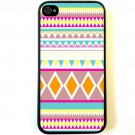 Free Shipping Aztec Geometric Aluminium Alloy Plastic Hard Back Cover Case for iPhone 4/4S