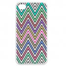 Free Shipping Chevron geometric Aluminium Alloy Plastic Hard Back Cover Case for iPhone 5/5S