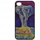 Free Shipping Chevron Cute Elephant Aluminium Alloy Plastic Hard Back Cover Case for iPhone 5/5S
