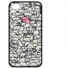 Free Shipping Chevron Cute Elephant Aluminium Alloy Plastic Hard Back Cover Case for iPhone 5/5S