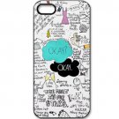 Free Shipping Retro Funny Durable Aluminium Alloy Plastic Hard Back Cover Case for iPhone 5/5S
