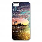 Free Shipping Anchor Quote Aluminium Alloy Plastic Hard Back Cover Case for iPhone 5/5S