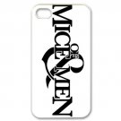 Free Shipping Of Mice and Men Aluminium Alloy Plastic Hard Back Cover Case for iPhone 5/5S