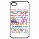 Free Shipping The Lion Quote Aluminium Alloy Plastic Hard Back Cover Case for iPhone 5/5S