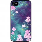 Free Shipping flowers watercolor art Aluminium Alloy Plastic Hard Back Cover Case for iPhone 5/5S
