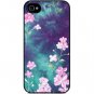 Free Shipping flowers watercolor art Aluminium Alloy Plastic Hard Back Cover Case for iPhone 5/5S