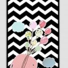 Free Shipping Cute Elephant Aluminium Alloy Plastic Hard Back Cover Case for iPhone 4/4S