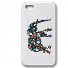 Free Shipping Cute Elephant Aluminium Alloy Plastic Hard Back Cover Case for iPhone 4/4S