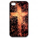 Free Shipping Protector Cross Aluminium Alloy Plastic Hard Back Cover Case for iPhone 4/4S