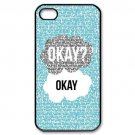 Free Shipping Harry Potter Quotes Aluminium Alloy Plastic Hard Back Cover Case for iPhone 4/4S