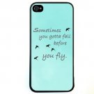 Free Shipping Monroe Quotes Aluminium Alloy Plastic Hard Back Cover Case for iPhone 4/4S