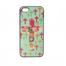 Free Shipping retro vintage Aluminium Alloy Plastic Hard Back Cover Case for iPhone 4/4S