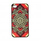 Free Shipping retro vintage Aluminium Alloy Plastic Hard Back Cover Case for iPhone 4/4S