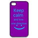 Free Shipping One Direction 1D Quotes Aluminium Alloy Plastic Hard Back Cover Case for iPhone 4/4S