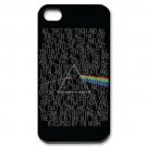Free Shipping Pink Floyd Series Aluminium Alloy Plastic Hard Back Cover Case for iPhone 4/4S