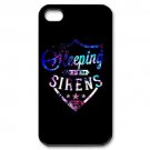 Free Shipping Sleeping With Sirens Aluminium Alloy Plastic Hard Back Cover Case for iPhone 4/4S