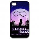 Free Shipping Sleeping With Sirens Aluminium Alloy Plastic Hard Back Cover Case for iPhone 4/4S