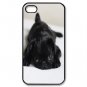 Free Shipping Wolf Dog Horse Aluminium Alloy Plastic Hard Back Cover Case for iPhone 4/4S