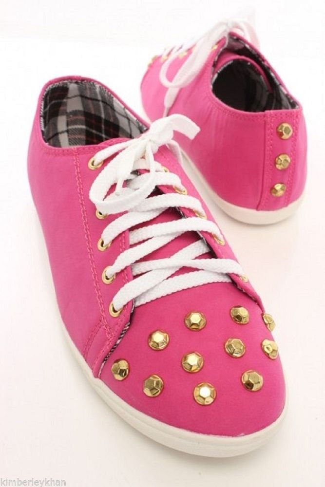 fuchsia pink flats