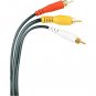 Arista 58-226 12 Foot Stereo Audio / Composite Video Cable NEW