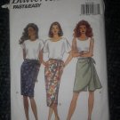 Butterick 6715 Pattern Misses Skirt Tapered Mid Knee Summer