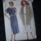 Vintage 6409 New Look Womens Pattern Size Large 18,20, 22, 24, 26 28 Dress & Jacket