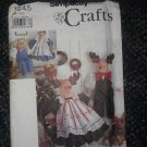 7045 Simplicity Crafts Faith Van Zanten Pattern Reindeer Bear Clothes 25 pcs