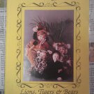 PATTERNS BY CONNIE LEE FINCHUM LIONS TIGERS BEARS P1530 FITS 15" - 16" DOLL