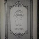 Easy SEW Designs 23"-24" ANTIQUE DOLL dress PATTERN BHD 588 Brown House COUNTRY