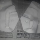 CHARMER DOLLS LEGS DOLL LEG 80 MOLD #80 Ceramic Casting PORCELAIN