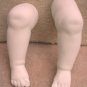 JON JON LEG FEET RIGHT 1993 LASTING IMPRESSIONS DOLL Ceramic Casting MOLD