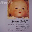 2076 BELL MOLD FACE HEAD HAND BOY Ceramic Casting MOLD PORCELAIN Dream Baby A. Marseille DOLL