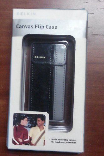 Belkin Canvas Flip Case Ipod Nano Canvas Black Grap New