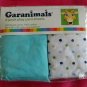 **Garanimals 2 pack light Blue / dots Yard Sheets 24" x 38" 100% cotton