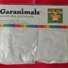 Garanimals set 2 sheets solid white