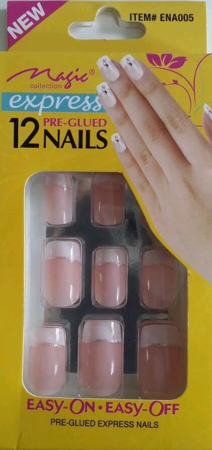 Magic collection express pre - glued 12 nails