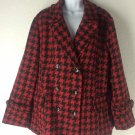 I. B. Diffusion Women's Red & Black Coat