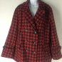 I. B. Diffusion Women's Red & Black Coat