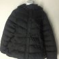 Faded Glory Women's Bubble Jacket (Black) W/ Removeable Hood